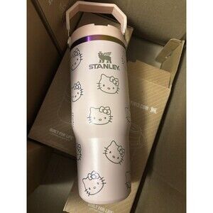 Pink Kitty 30oz Stainless Steel Tumbler Vacuum Insulated Water Bottle Stanley